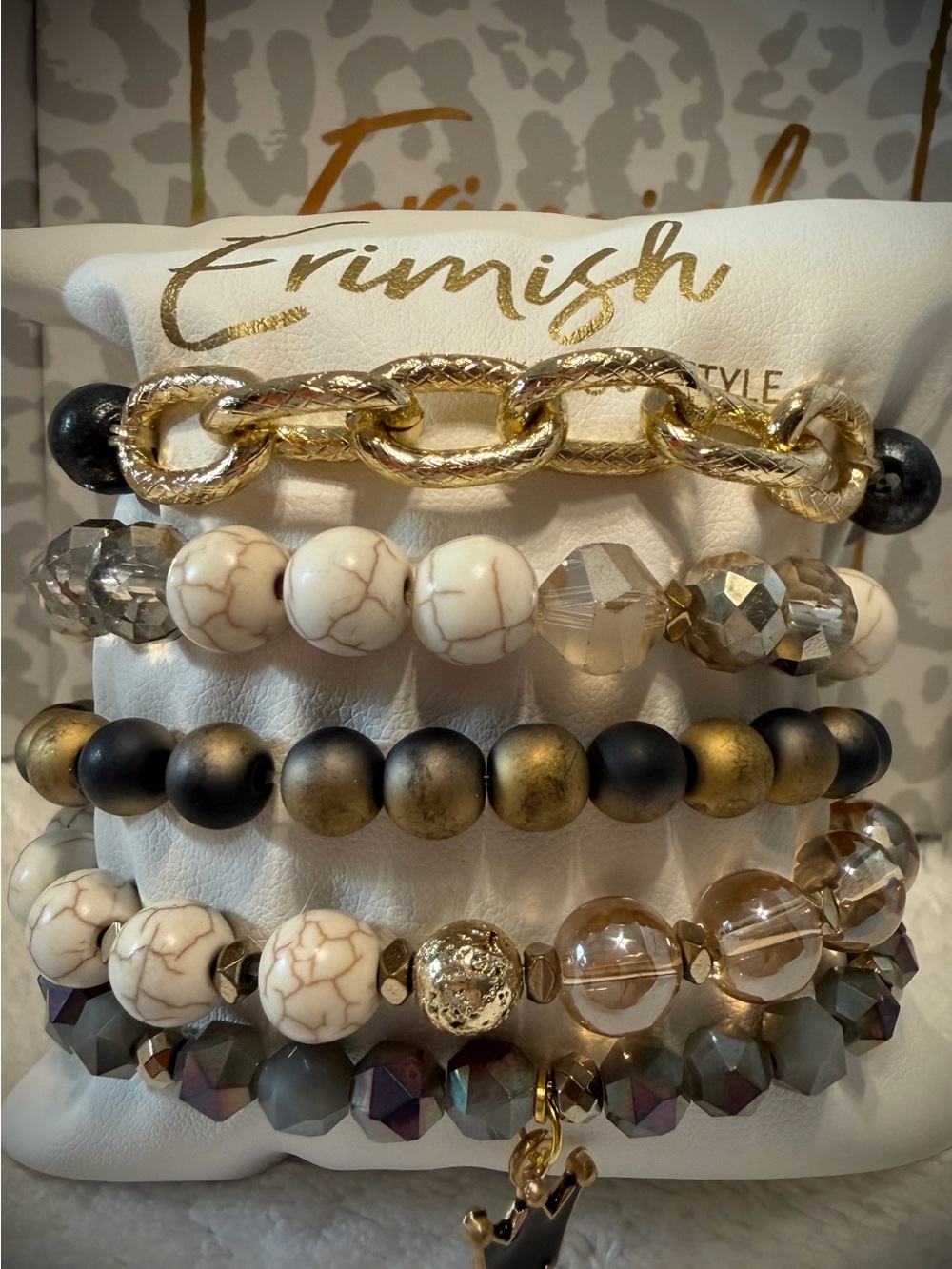 New ERIMISH Bracelets - 5 Pc -Black - Custom Regular, Kids or Extended
